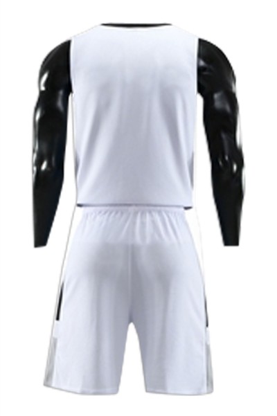 SKWTV060 custom basketball suit wave shirt design breathable wave shirt center front view